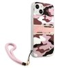 Guess GUHCP13MKCABPI iPhone 13 / 14 / 156.1 różowy/pink hardcase Camo Strap Collection